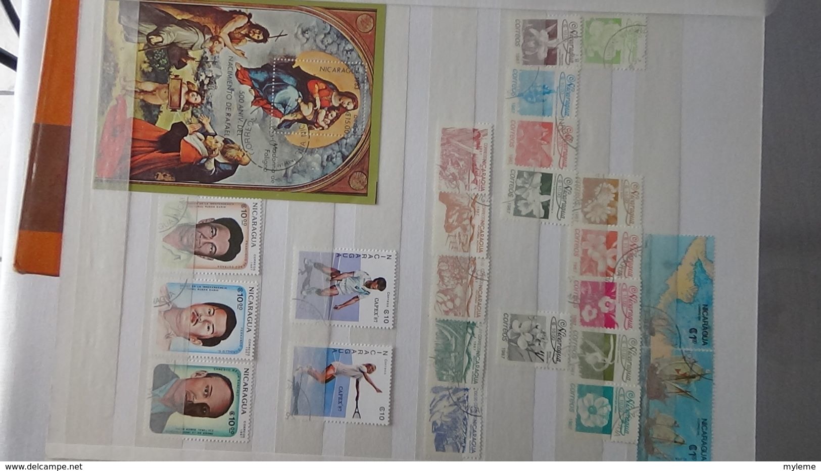 H6 Très belle collection du NICARAGUA dont timbres de  service. A saisir !!!