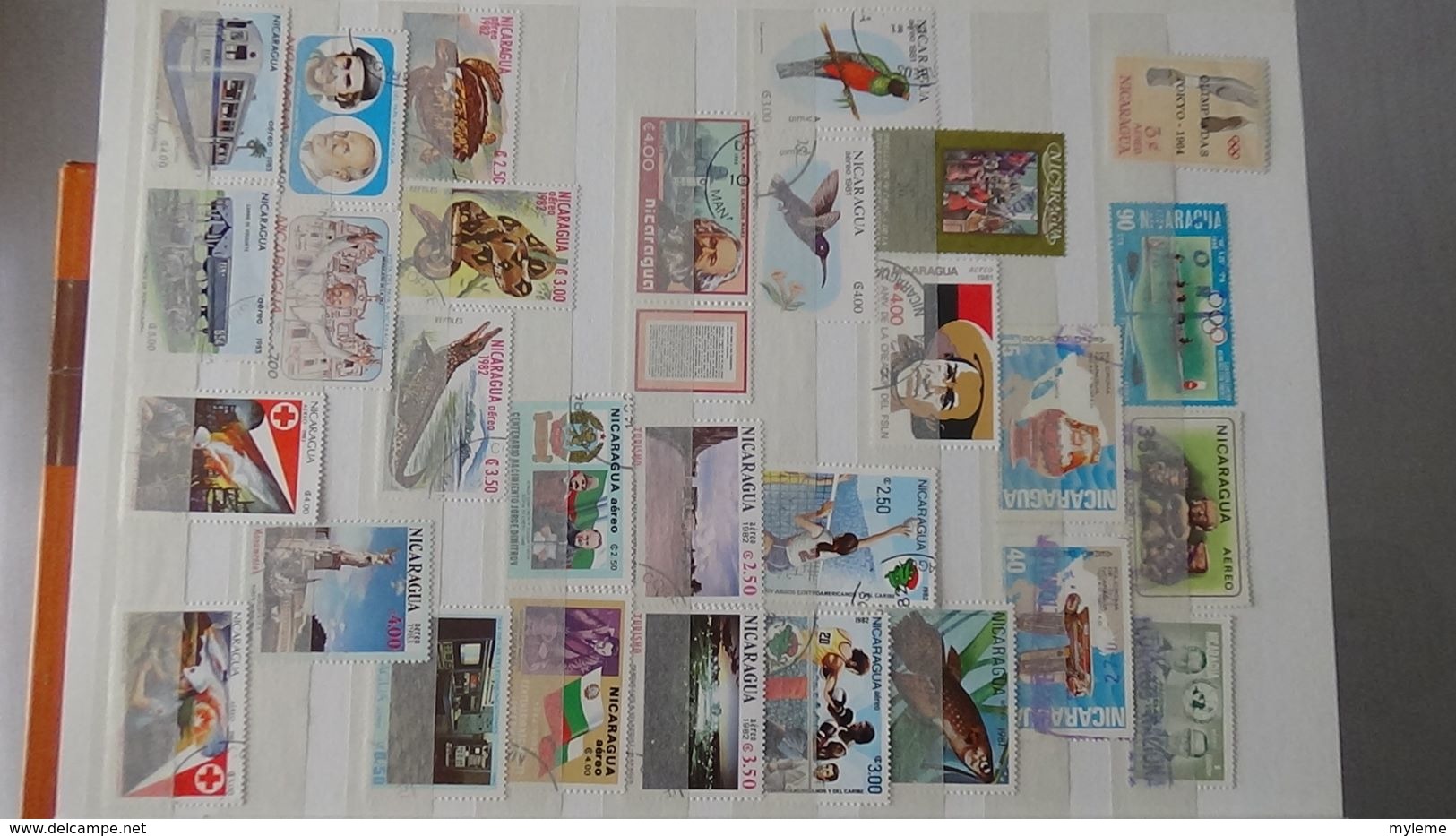 H6 Très belle collection du NICARAGUA dont timbres de  service. A saisir !!!