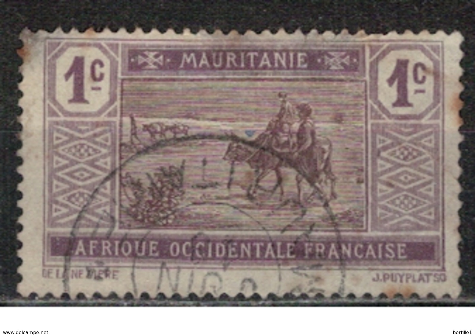 MAURITANIE           N°  YVERT  :   17       OBLITERE       ( Ob   6/ 51  ) - Used Stamps