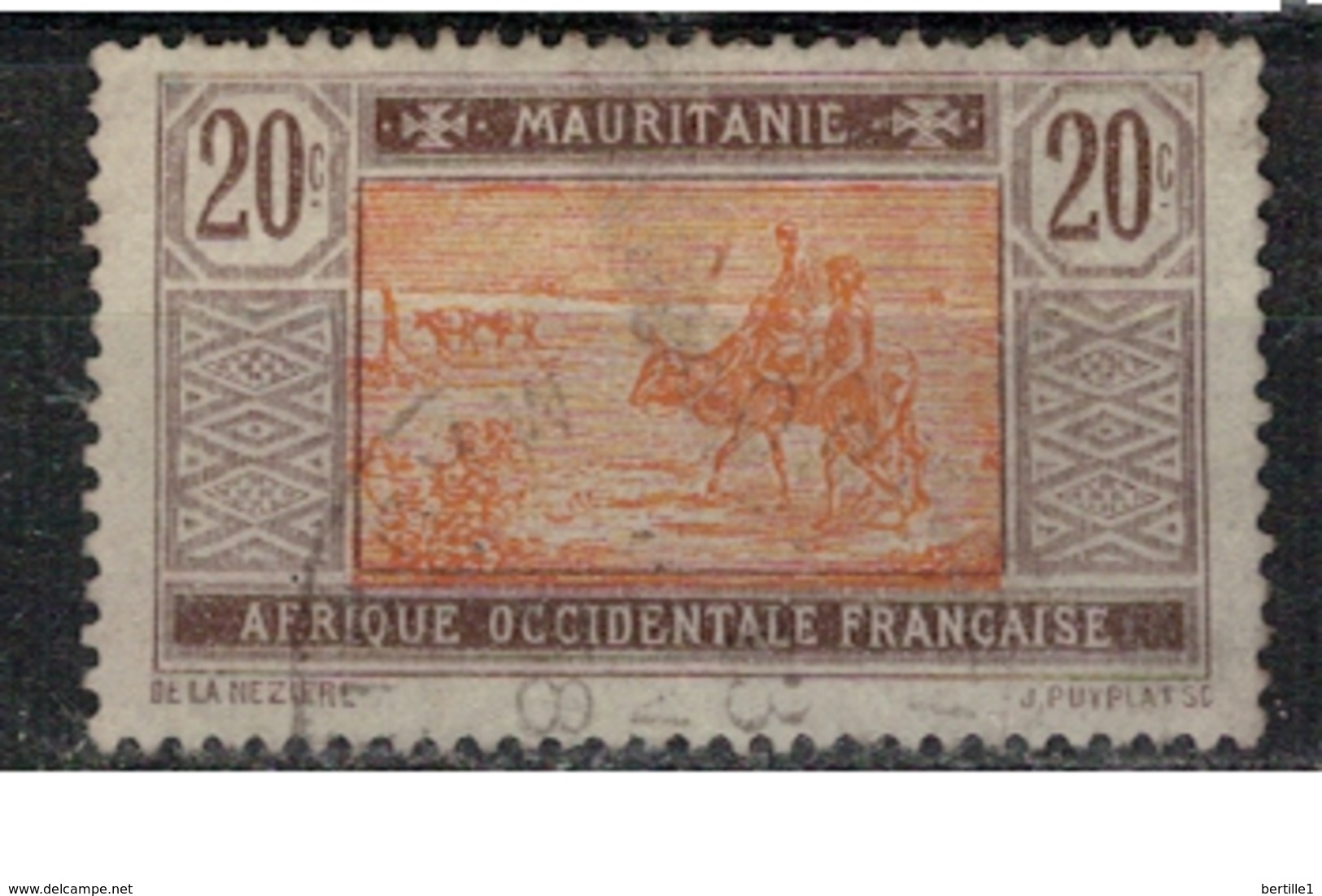 MAURITANIE           N°  YVERT  :   23            OBLITERE       ( Ob   6/ 51  ) - Used Stamps