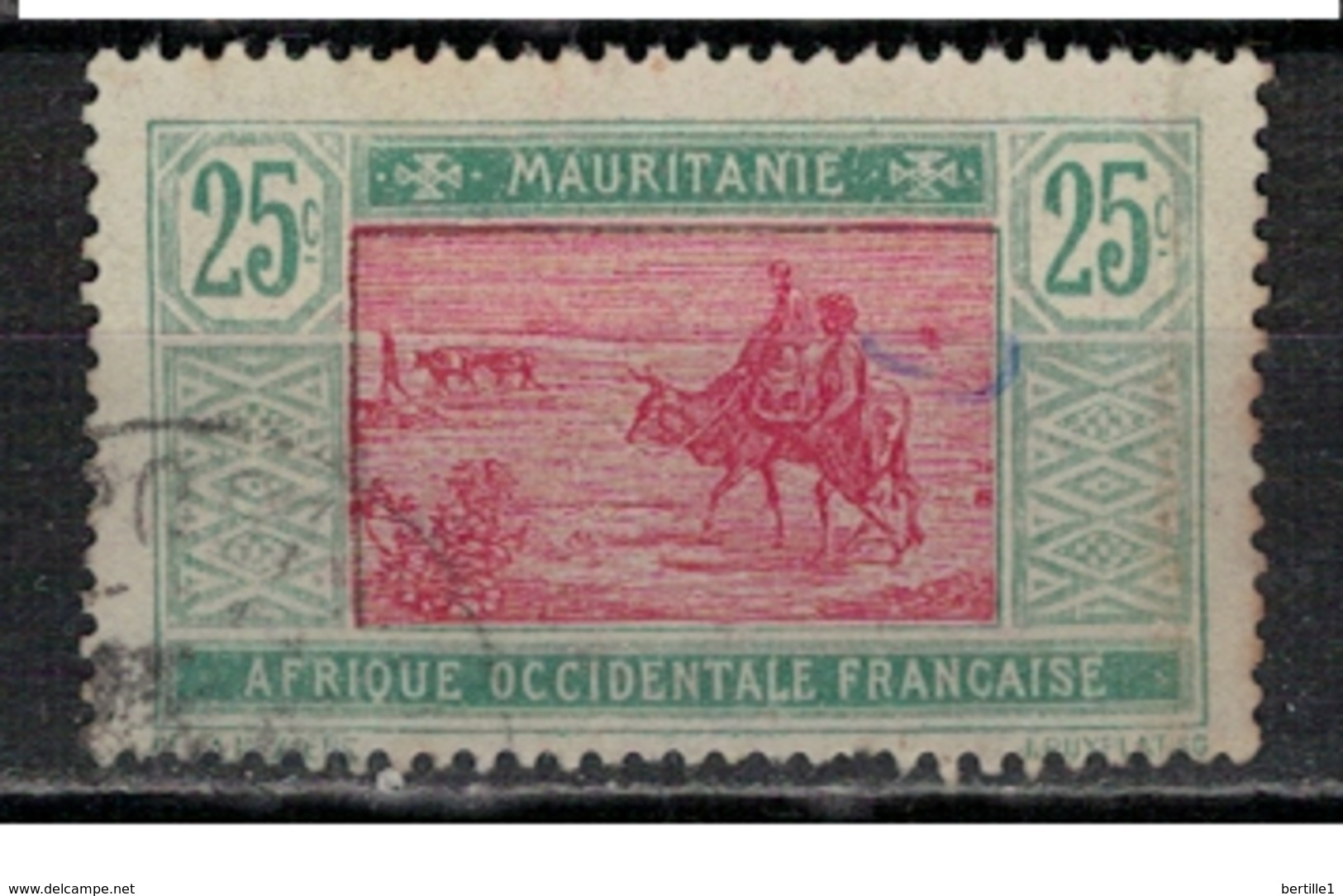 MAURITANIE           N°  YVERT  :   42   ( 4 )      OBLITERE       ( Ob   6/ 51  ) - Used Stamps