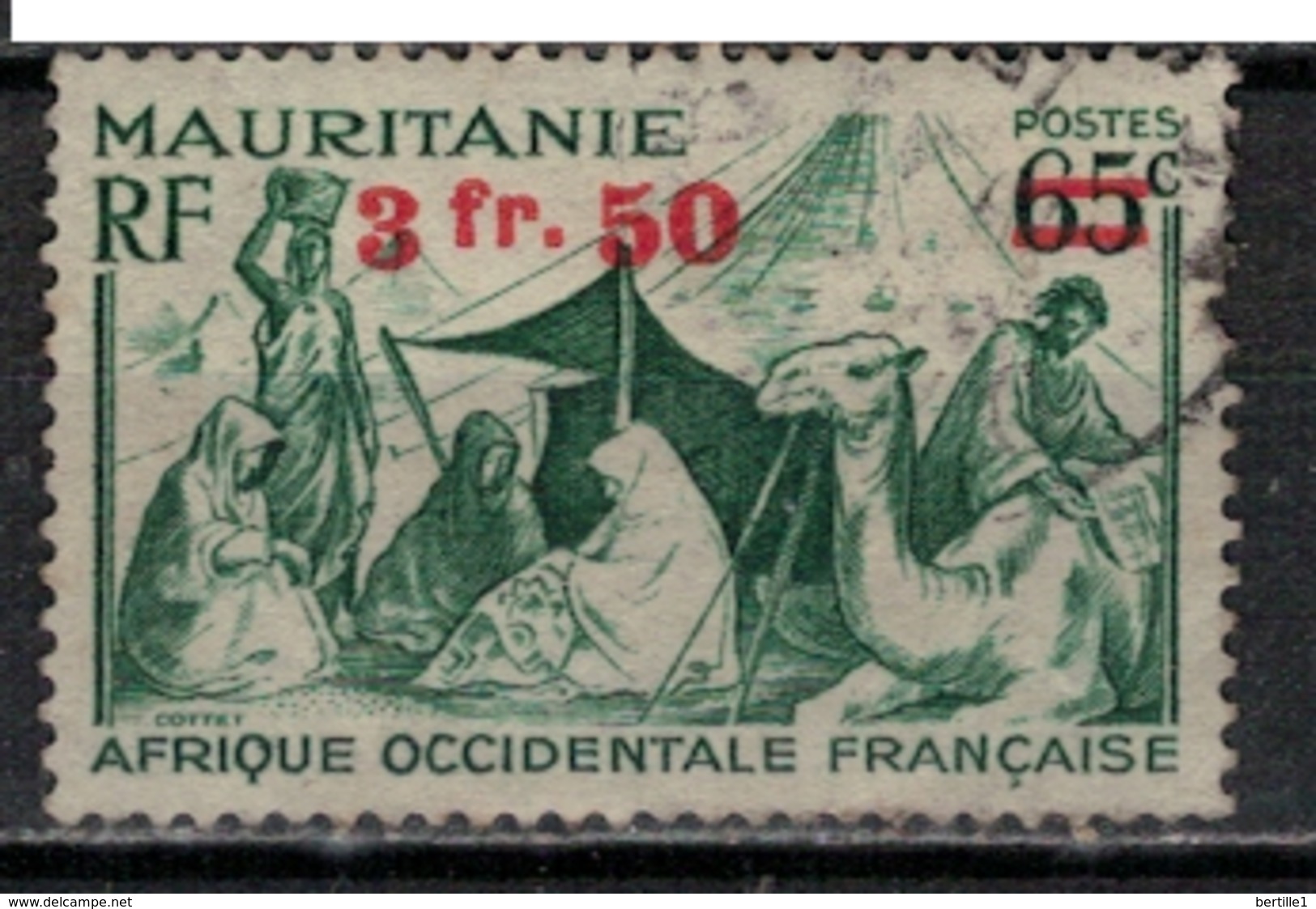 MAURITANIE           N°  YVERT  :   133     OBLITERE       ( Ob   6/ 51  ) - Used Stamps