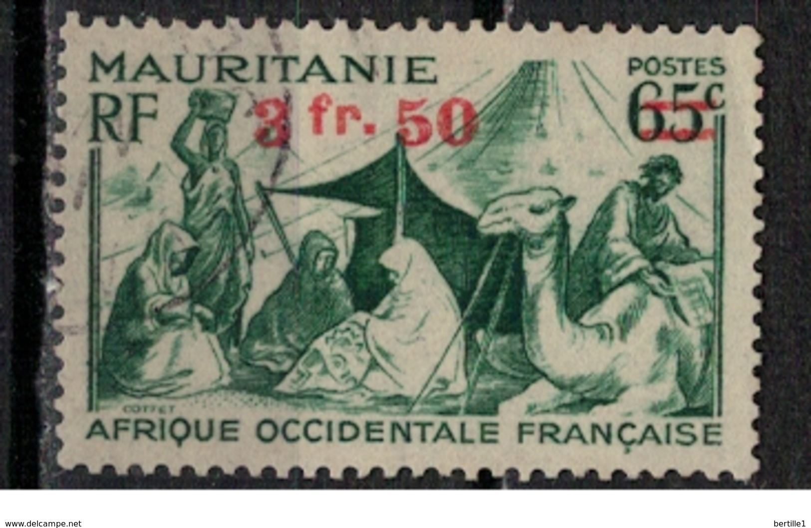 MAURITANIE           N°  YVERT  :   133 ( 3 )    OBLITERE       ( Ob   6/ 51  ) - Used Stamps