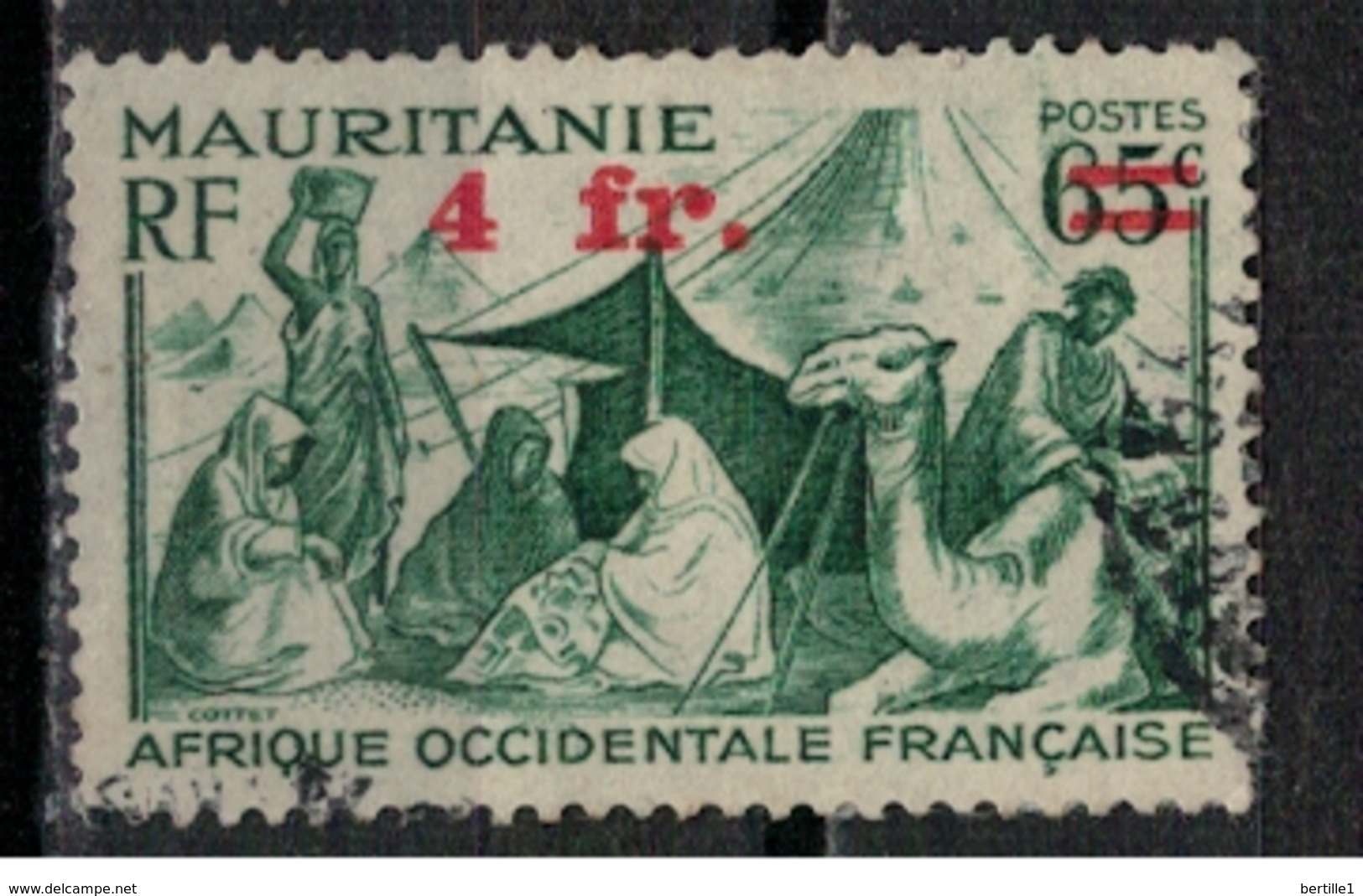 MAURITANIE           N°  YVERT  :   134   ( 1 )       OBLITERE       ( Ob   6/ 51  ) - Used Stamps