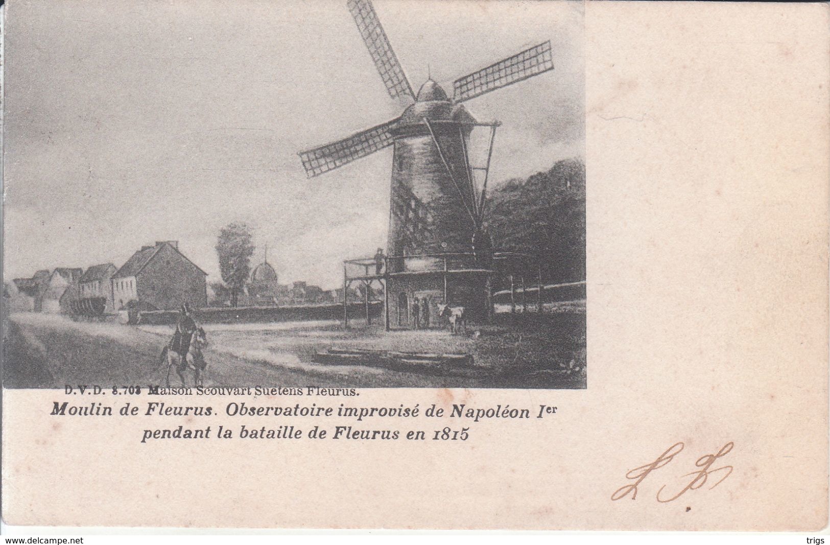 Fleurus - Moulin, Observatoire Improvisé De Napoléon Ier Pendant La Bataille De Fleurus En 1815 - Fleurus