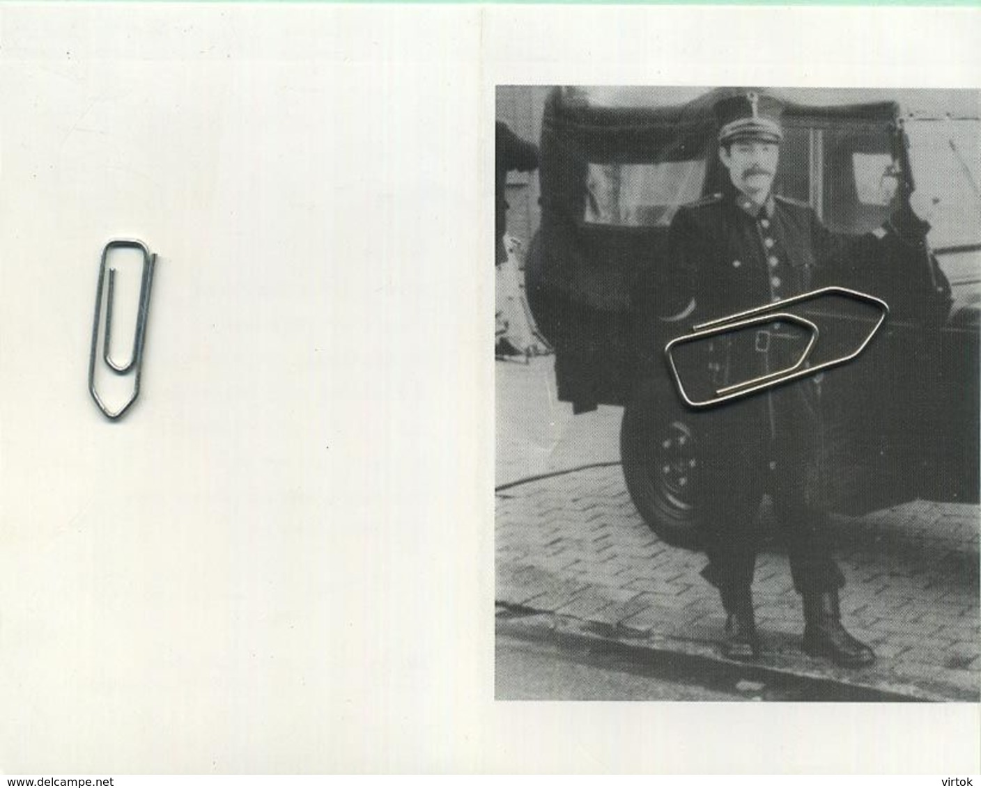 Franky Jacobs : Mechelen 1929  :   ( Politie-gendarm Rijkswachter ) - Images Religieuses