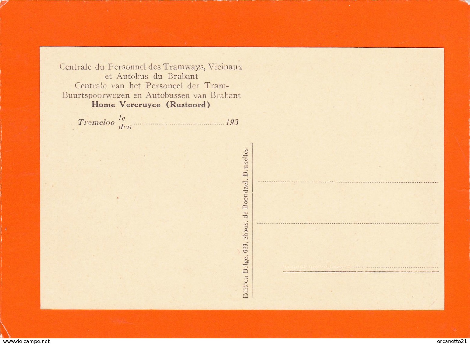 LOT DE 4 CARTES De Tremeloo - Tremelo - 5 Scans - Home Vercruyce (Rustoord) - Tremelo