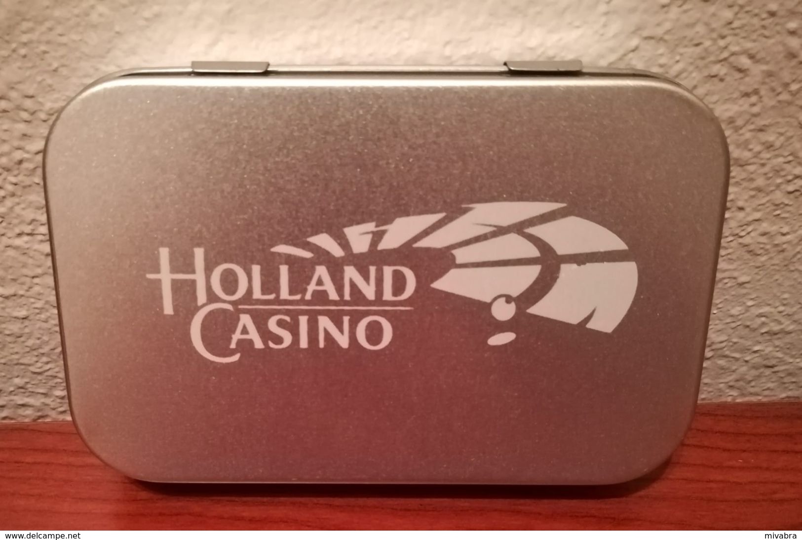 HOLLAND CASINO - JETON TOKEN IN METAL BOX ISSUED AT THE OCCASION OF THE OPENING BREDA 5 JUNE 2003 (MINT VERY VERY RARE) - Casino