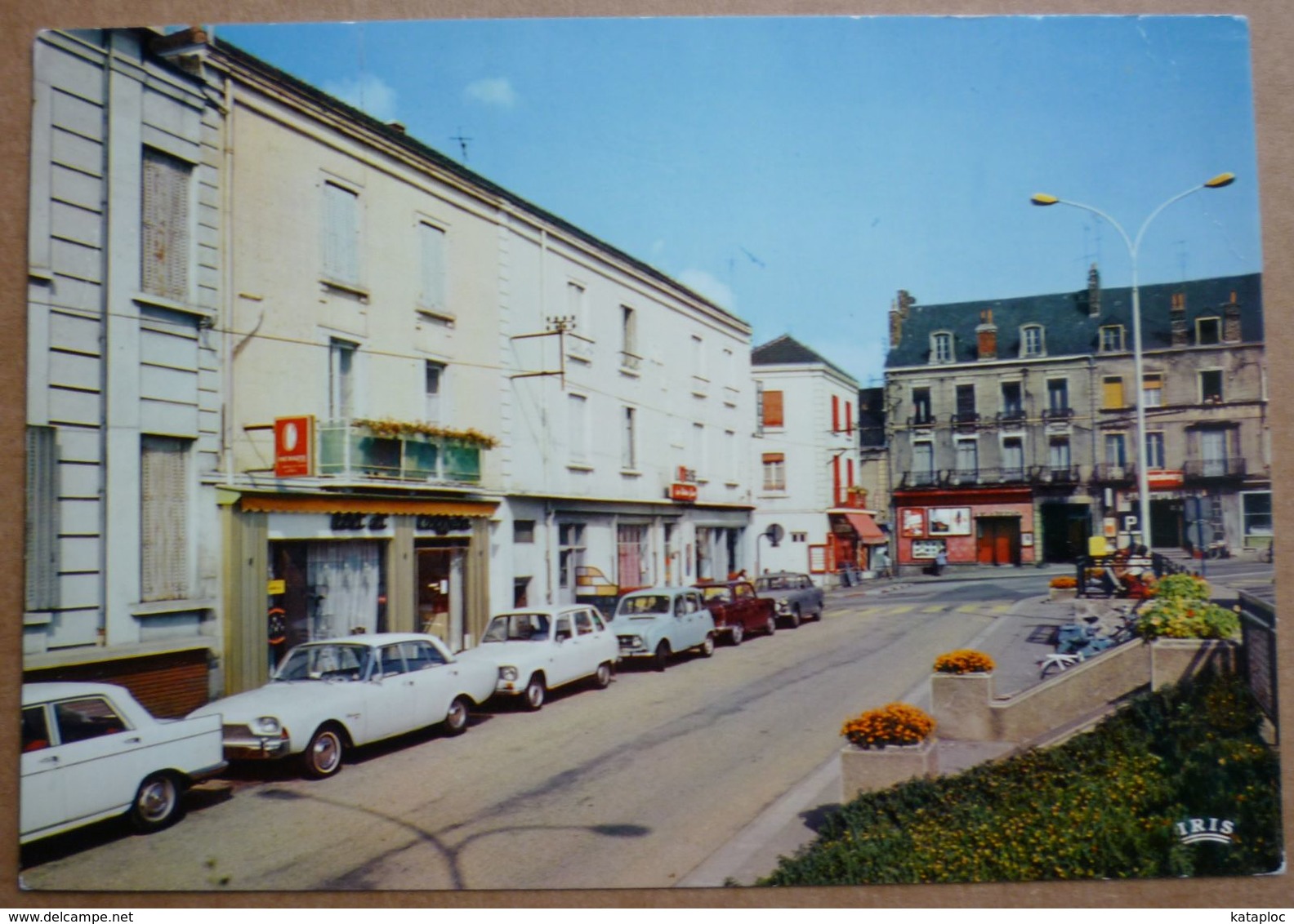 CARTE MONTCEAU Les MINES - 71 - Place & Rue De La Gare - SCANS RECTO VERSO - Montceau Les Mines