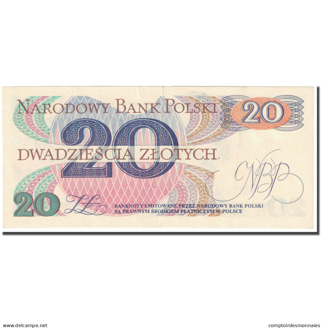 Billet, Pologne, 20 Zlotych, 1982, 1982-06-01, KM:149a, TTB+ - Poland