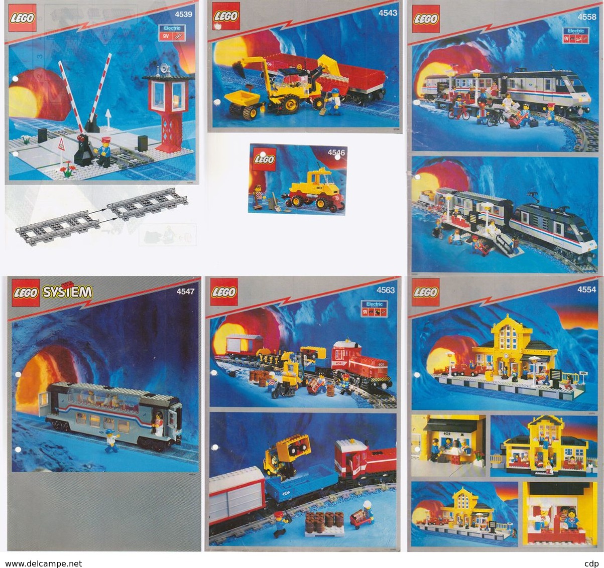 Lot 6 Catalogues Lego  Gares - Catálogos