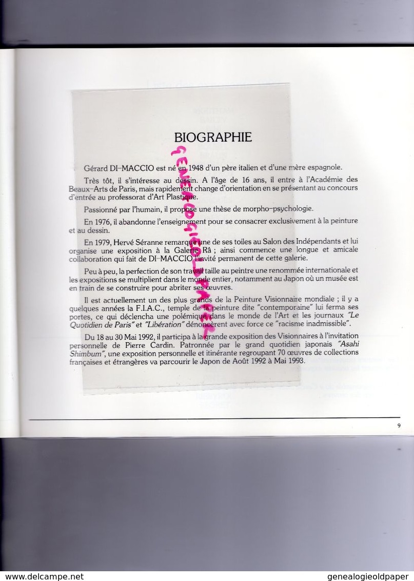 87 - SAINT LEONARD NOBLAT- ST LEONARD NOBLAT-  4 BIENNALE PEINTURE 1992-GERARD DI MACCIO-RIBEYROL-PORCELAINE CARPENET - Limousin