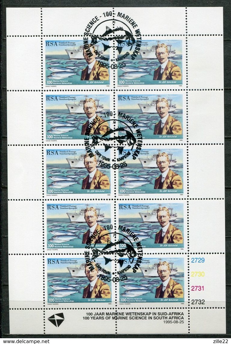 Südafrika South Africa Mi# 967 KLB Gestempelt(FDC/SST)/used/CTO - Fish, Ship - Other & Unclassified
