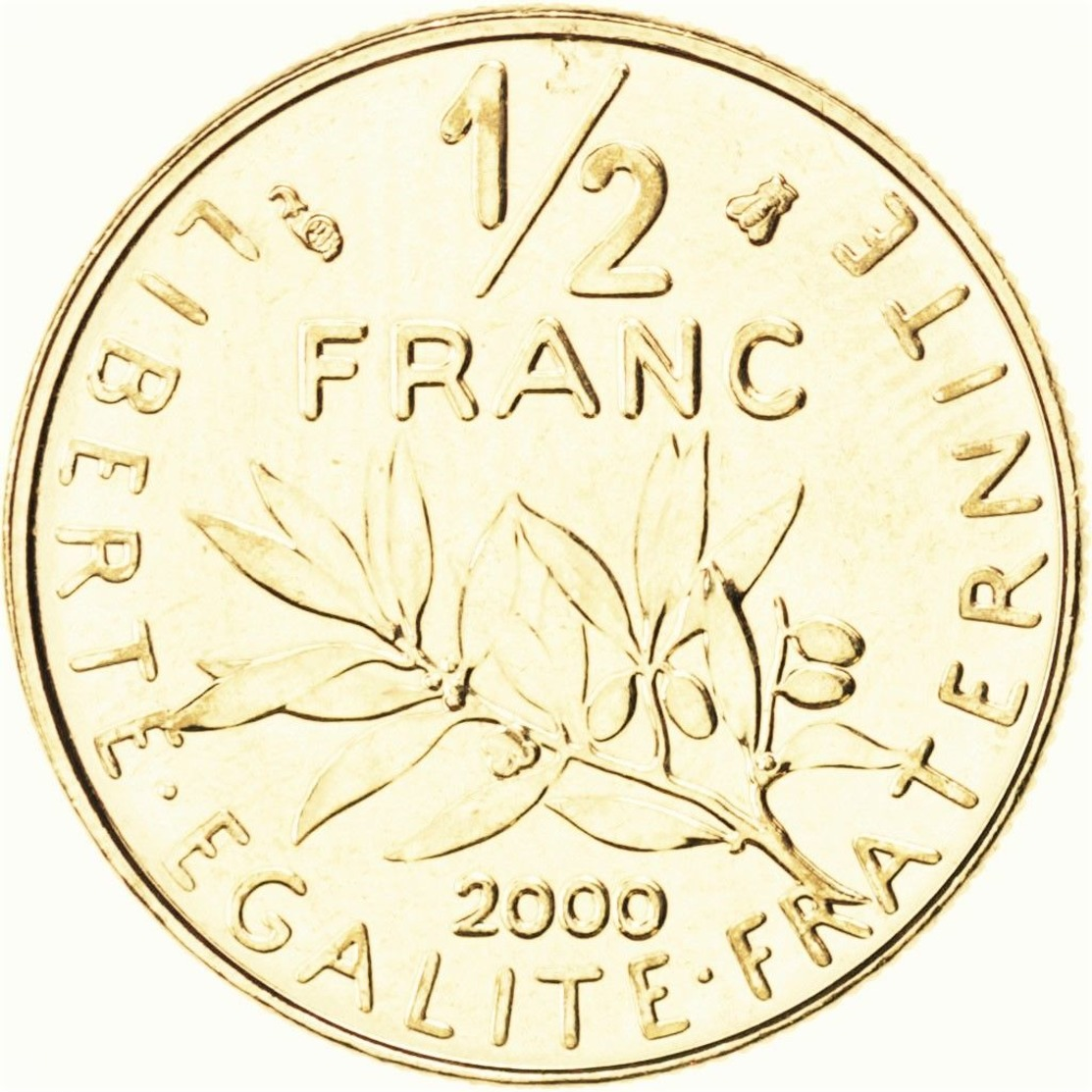 50 Centimes Semeuse 2000 OR PL RARE   Etat Superbe - Autres & Non Classés