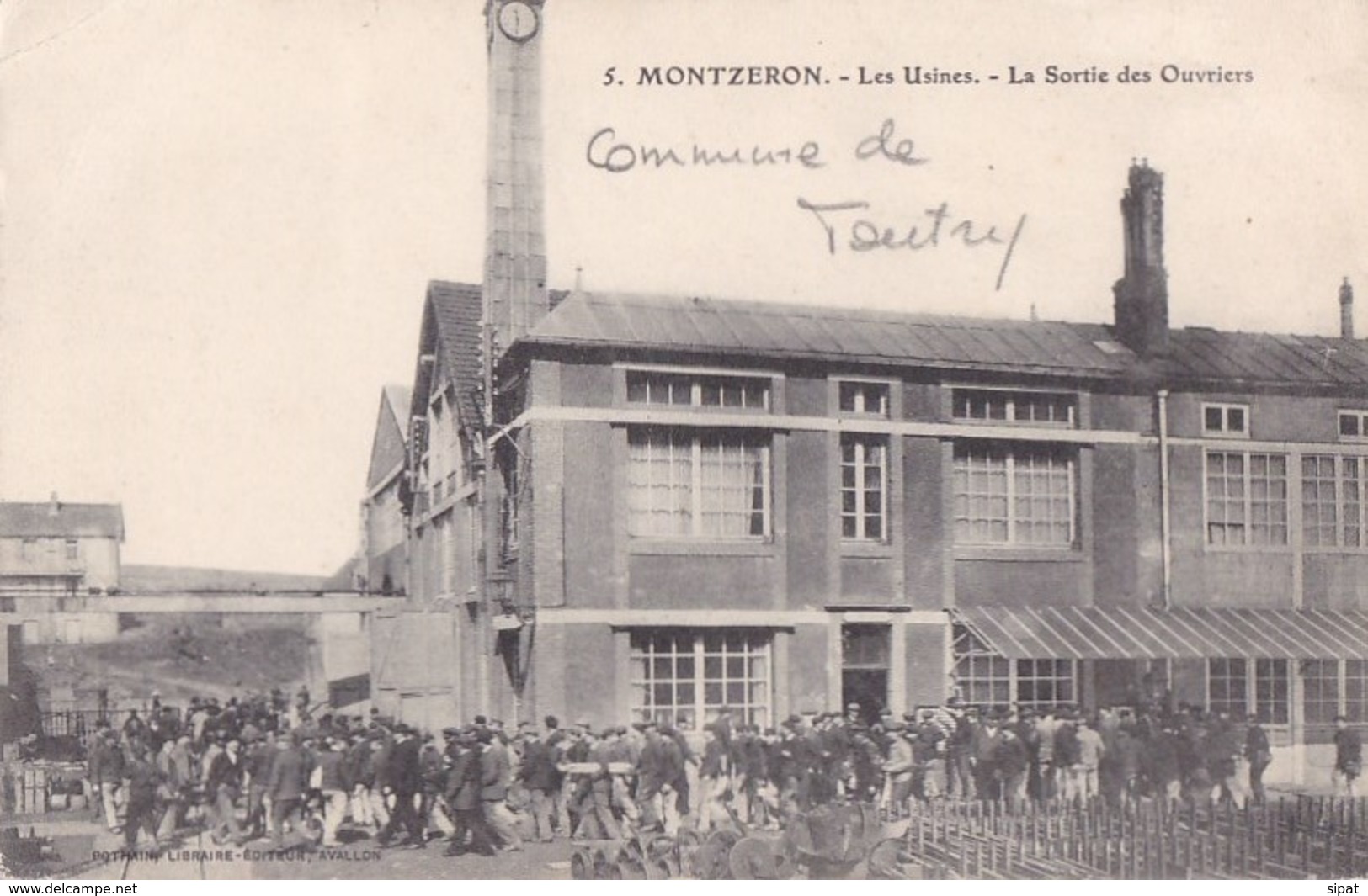 21 MONTZERON (commune De TOUTRY) Les Usines La Sortie Des Ouvriers - Other & Unclassified