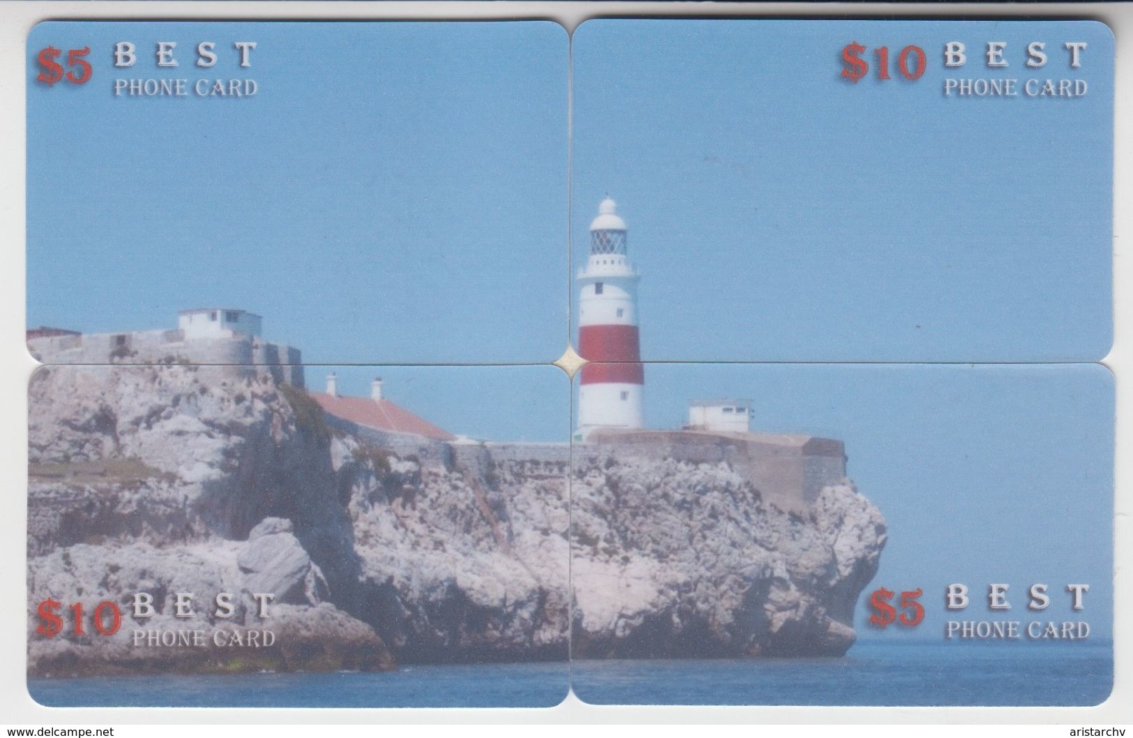 LIGHTHOUSE BEACON SET OF 7 PUZZLES - Vuurtorens