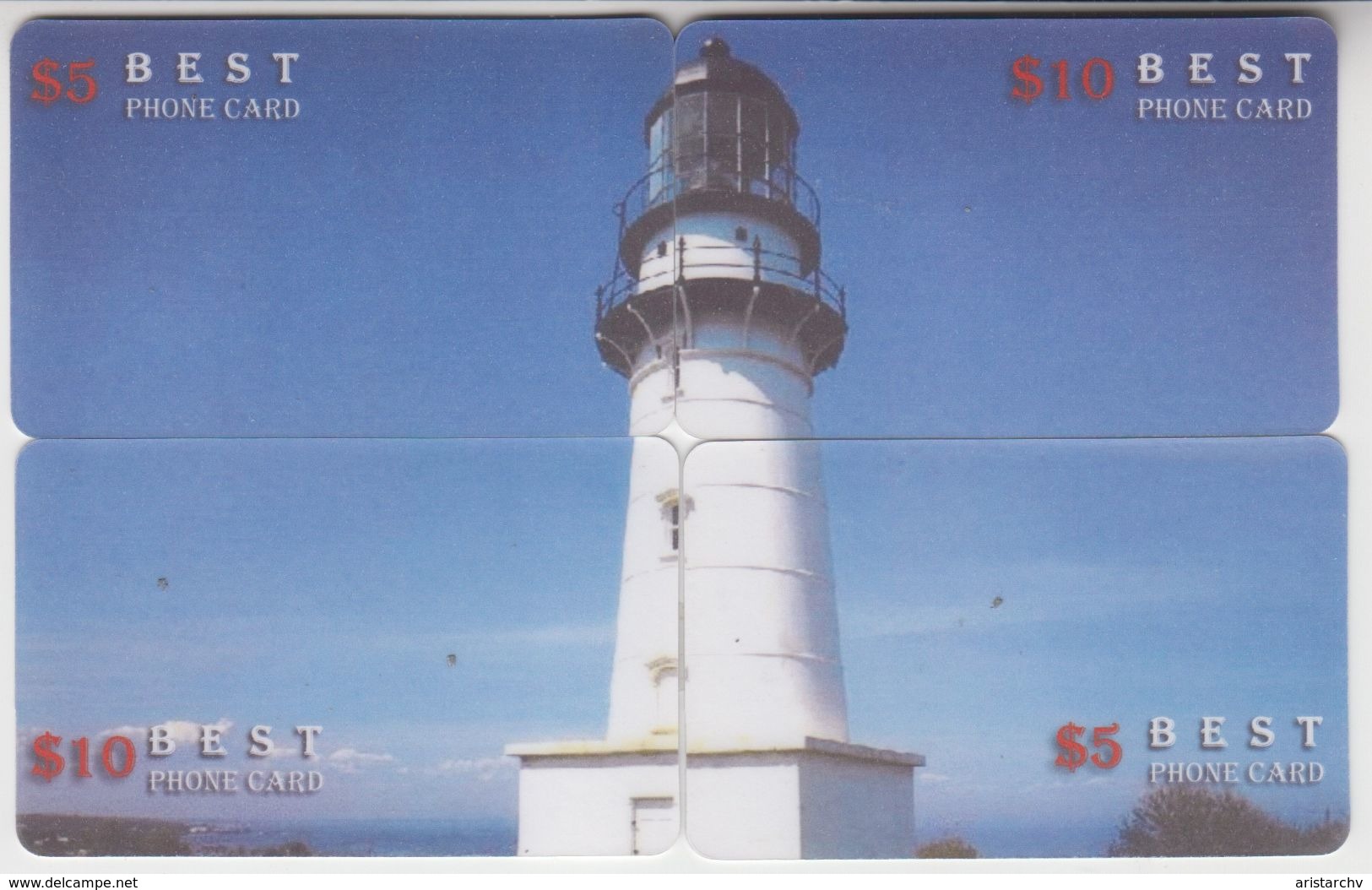 LIGHTHOUSE BEACON SET OF 7 PUZZLES - Lighthouses