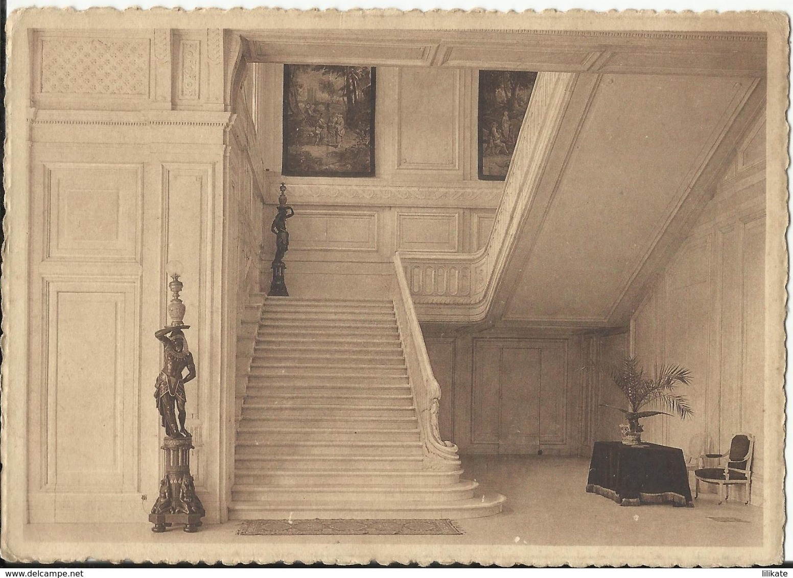 Ath - Château De Moulbaix - Le Hall Et L'Escalier - Ath