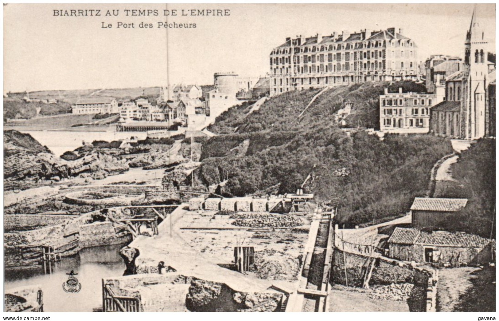 64 BIARRITZ AU TEMPS DE L'EMPIRE - Le Port Des Pêcheurs - Biarritz