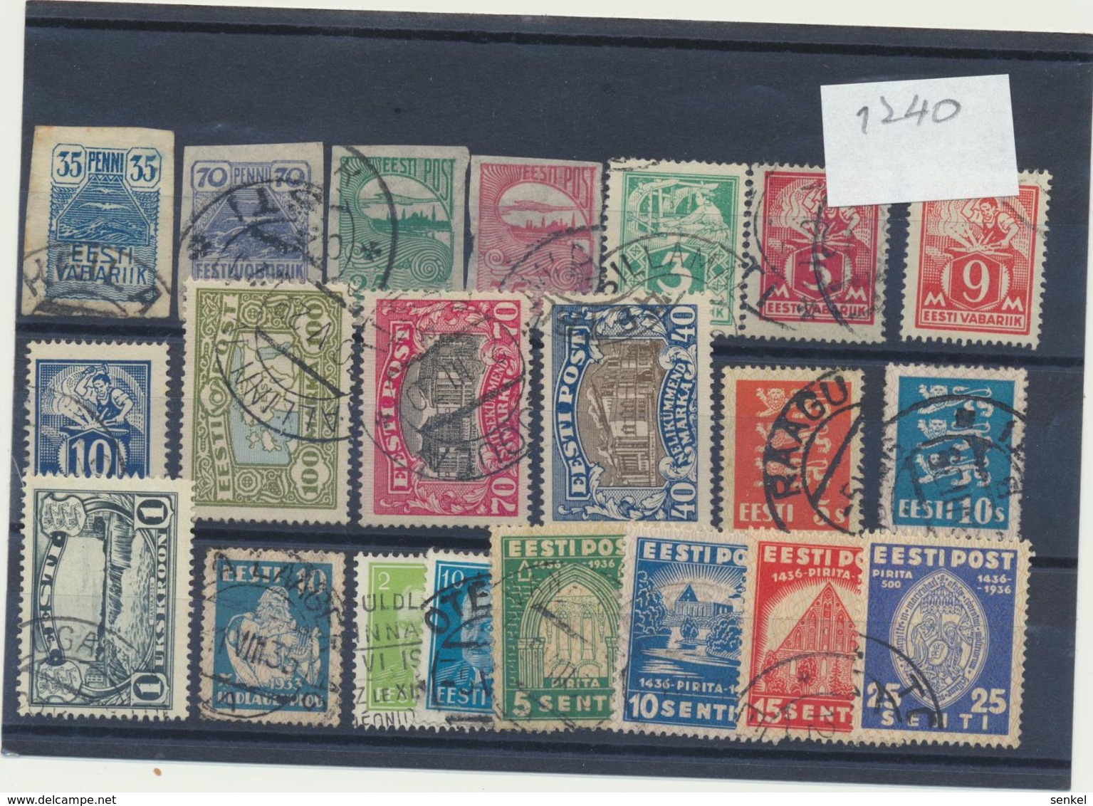 1240 Estonia Estland Estonie Used Collection Set 21 Stamps Michel Price 49,6 Euros - Estonia