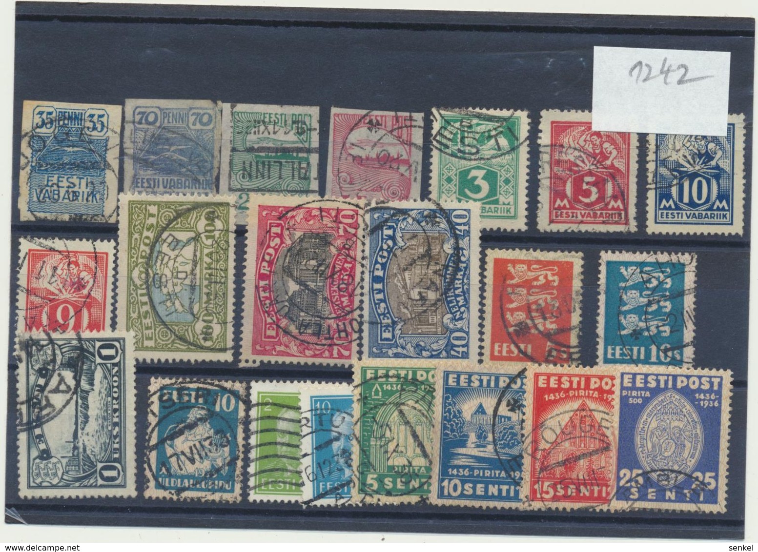 1242 Estonia Estland Estonie Used Collection Set 21 Stamps Michel Price 49,6 Euros - Estonia