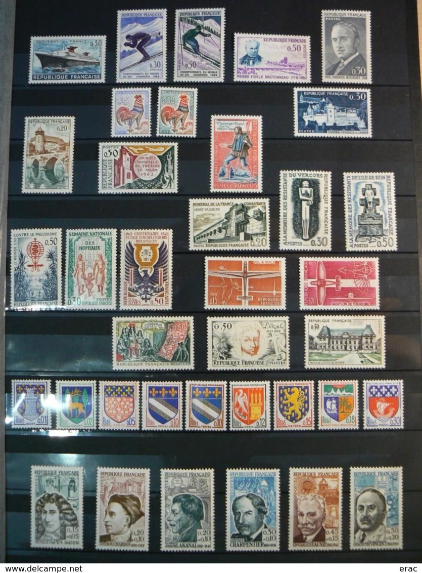 France - 1960 à 1969 + Préos, PA, Taxe et Service - Complet - Neufs ** - Cote 570