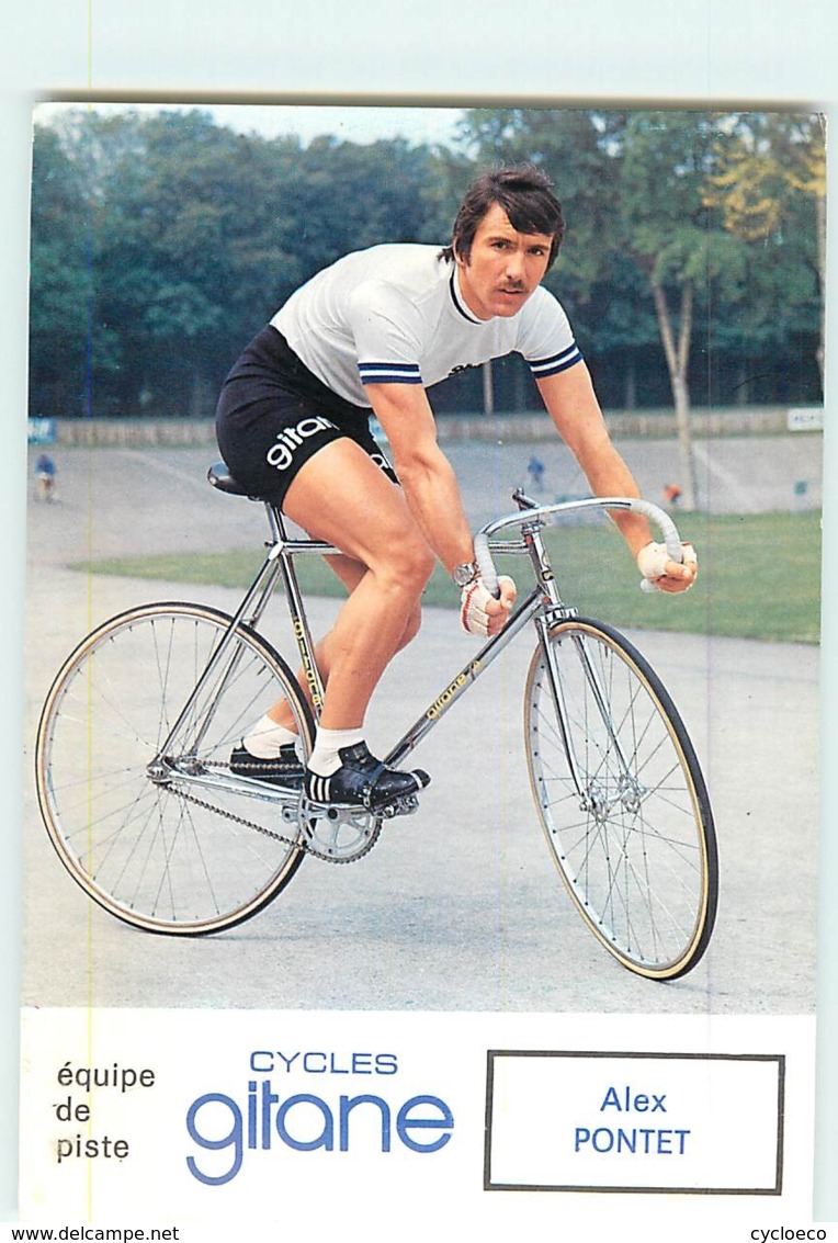 Alex PONTET . 2 Scans. Cyclisme. Gitane 1974 - Ciclismo