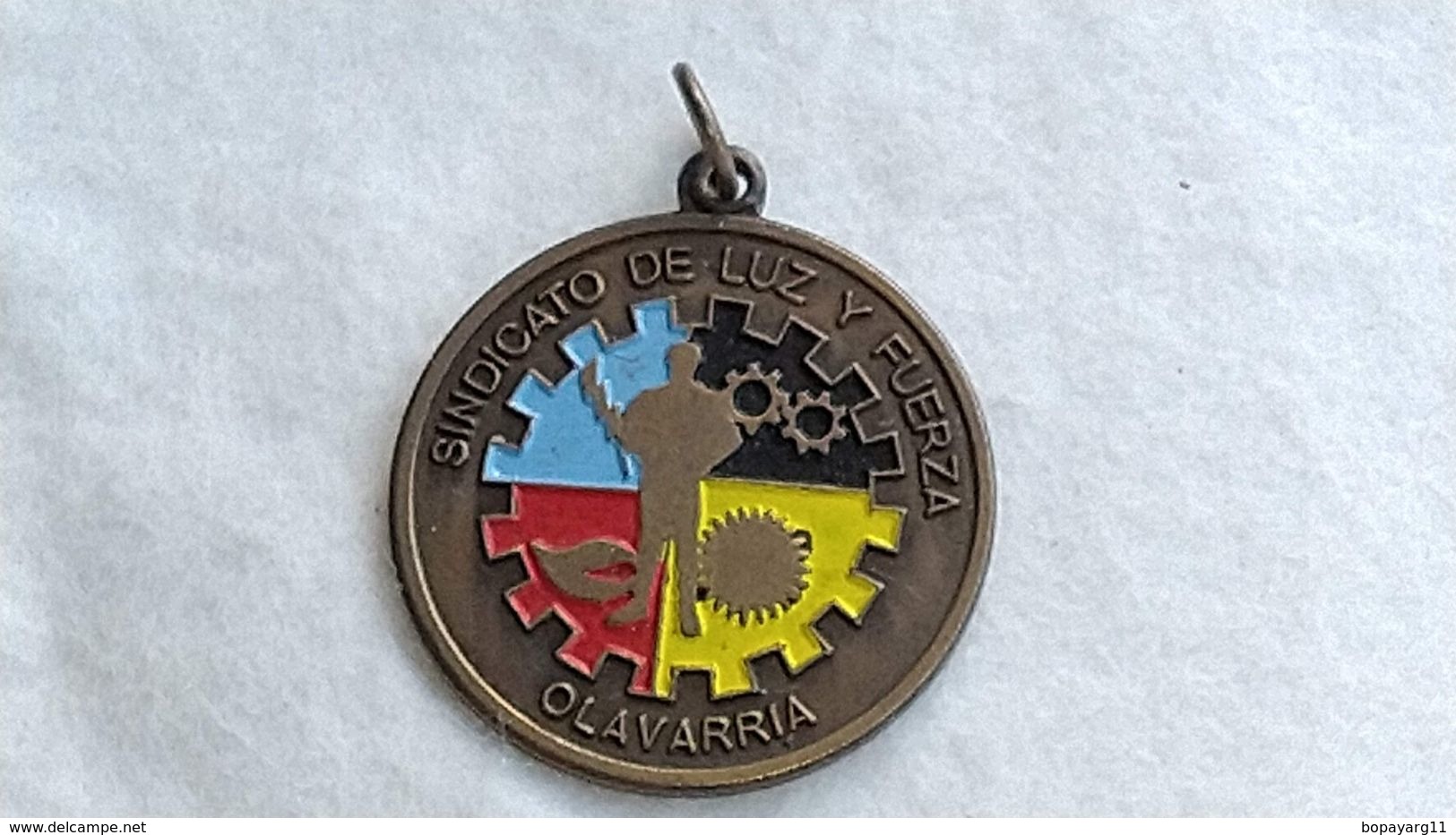 Argentine Argentina Luz Y Fuerza Electrical Workers Union Medal Medaille  #14 - Other & Unclassified