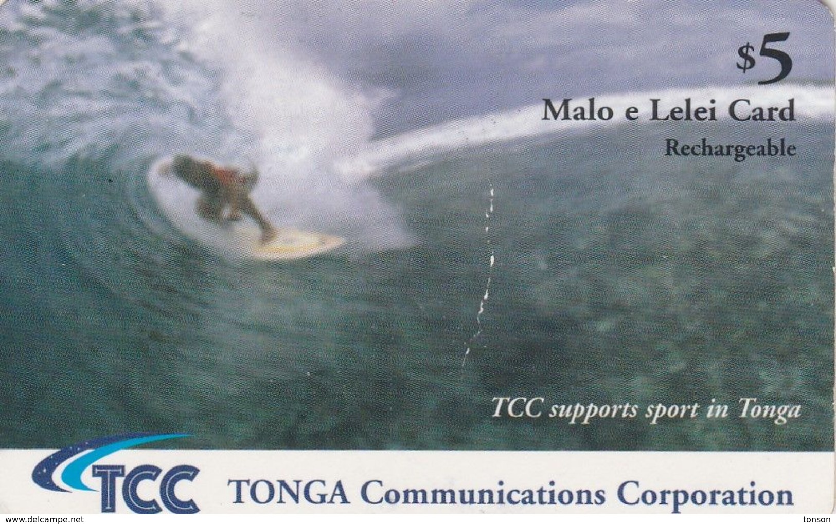 Tonga, TO-TCC-MLC-0007, Variant 4, Surfing, 2 Scans   Expiry 31 Decenber 2007   Please Read - Tonga