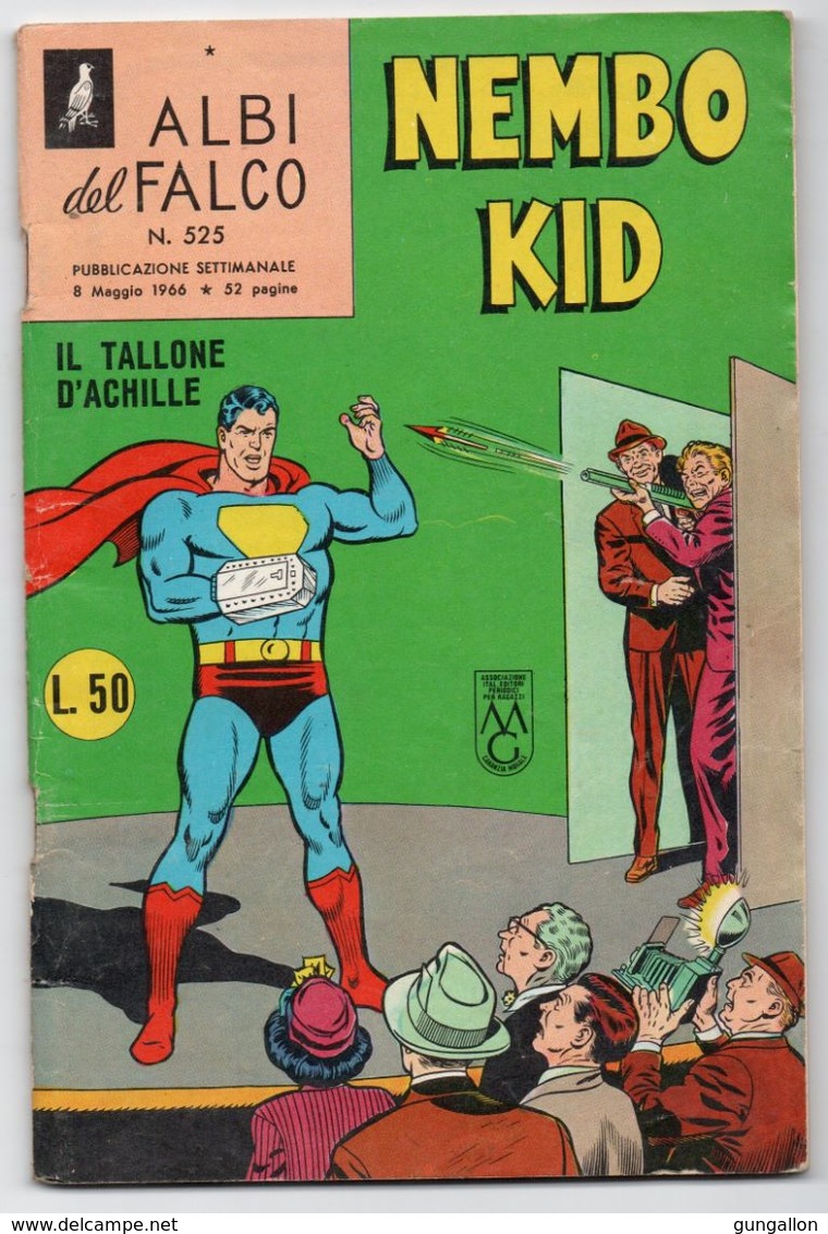 Albi Del Falco "Nembo Kid" (Mondadori 1966) N. 525 - Super Héros