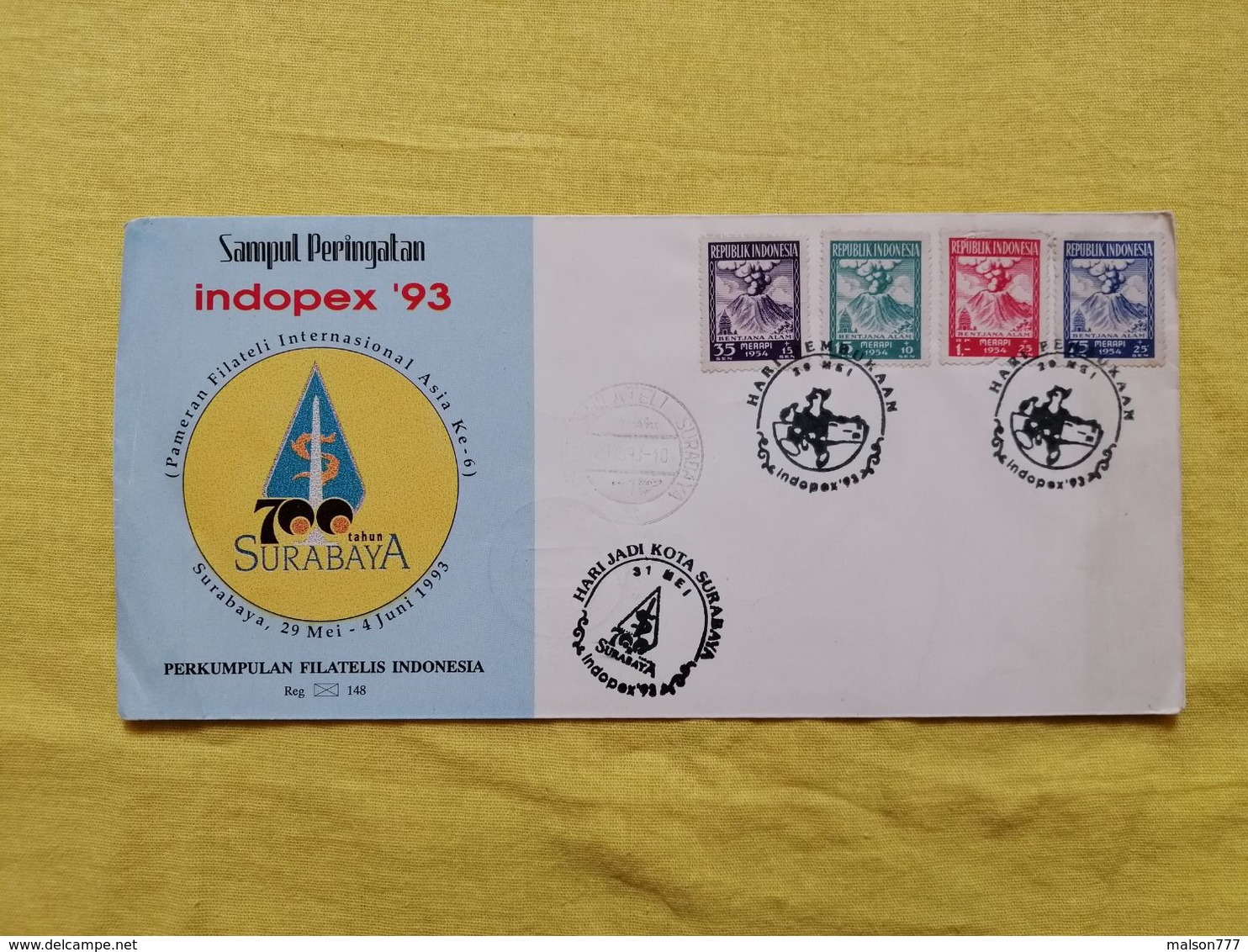 Cover Stamps Indonesia - Indonesia