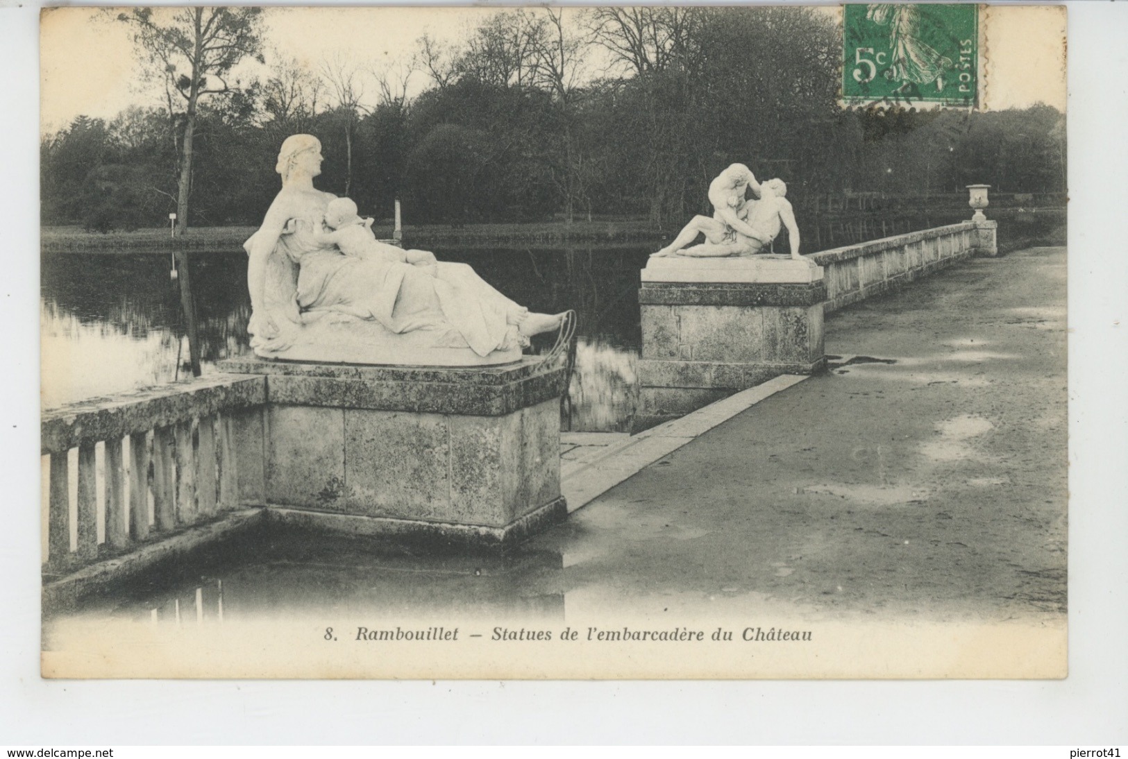 RAMBOUILLET - Statues De L'embarcadère Du Château - Rambouillet (Castillo)