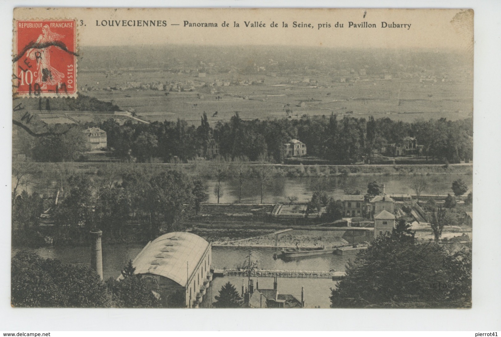 LOUVECIENNES - Panorama De La Vallée De La Seine , Pris Du Pavillon Dubarry - Louveciennes