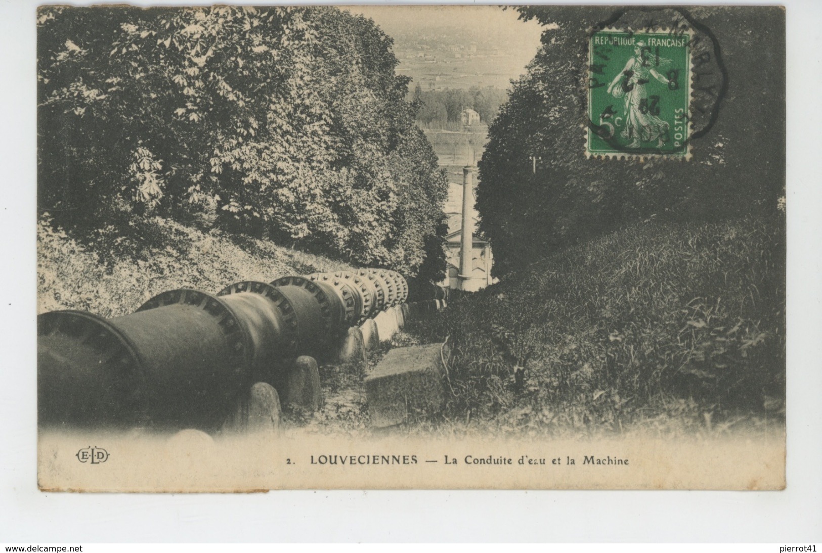 LOUVECIENNES - La Conduite D'Eau Et La Machine - Louveciennes