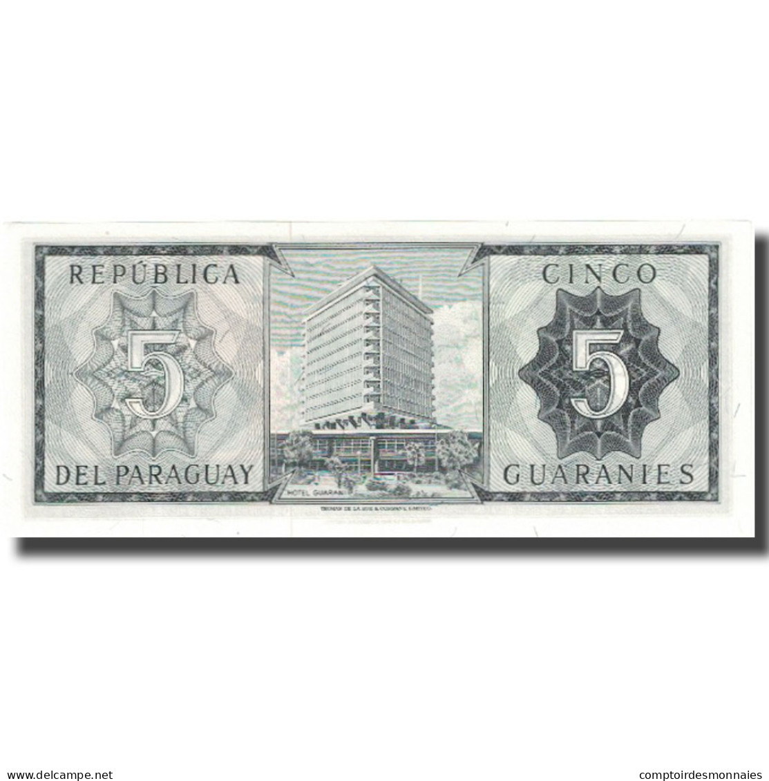 Billet, Paraguay, 5 Guaranies, Undated (1963), KM:195b, NEUF - Paraguay