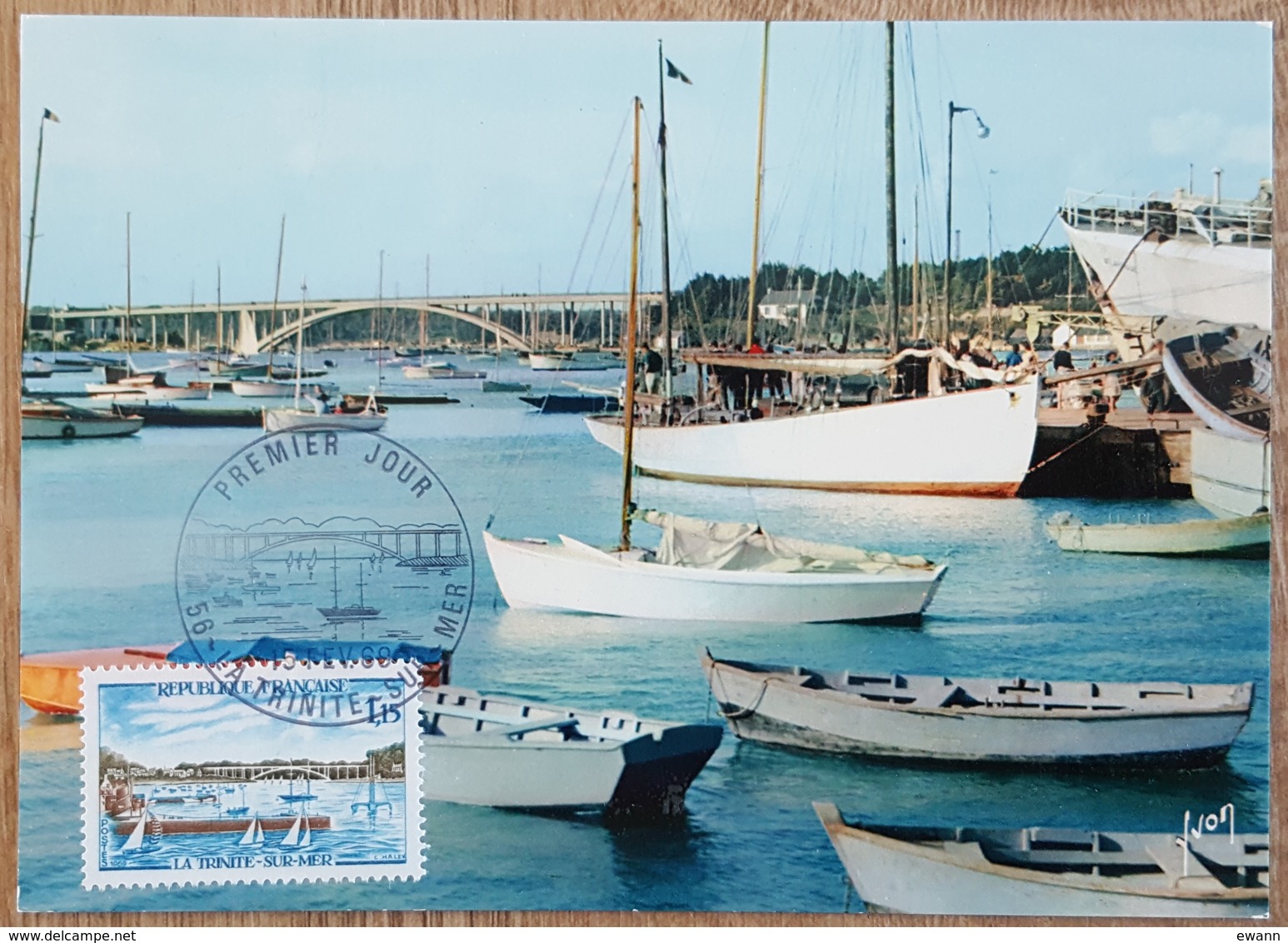 CM 1969 - YT N°1585 - LA TRINITE SUR MER - 1960-1969