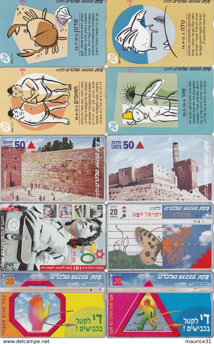 50 Télécartes ISRAEL Lot3 - Israel