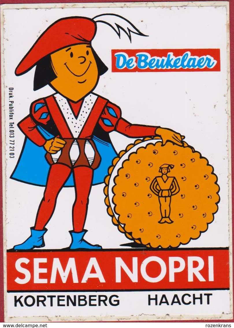 Sema Nopri De Beukelaer Biscuits Koekjes Choco Prince Haacht Kortenberg Sticker Adesivo Aufkleber Autocollant - Aufkleber