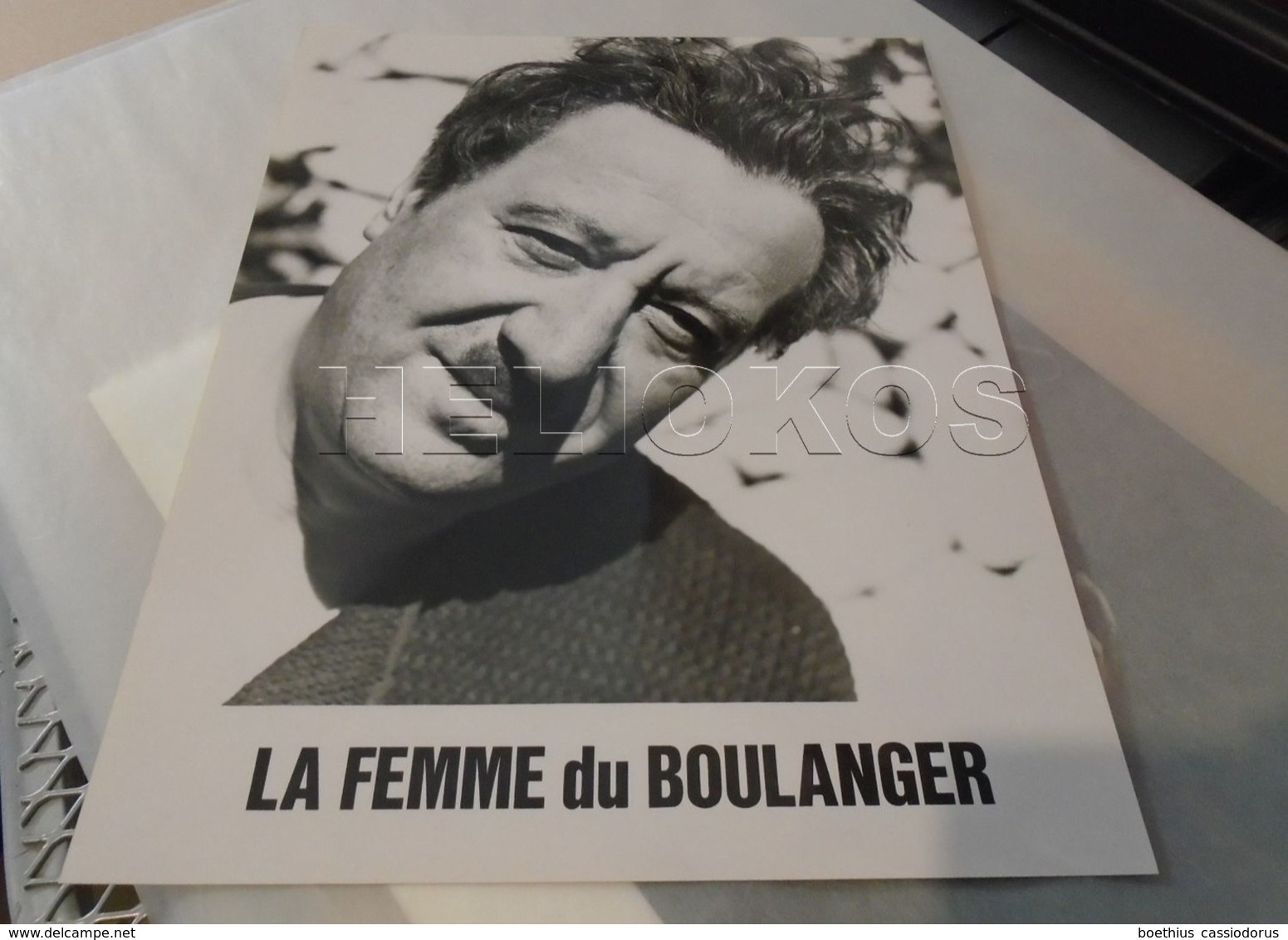 RAIMU DANS " LA FEMME DU BOULANGER " PHOTO EXPLOITATION 24 X 30,5 Cm - Fotos