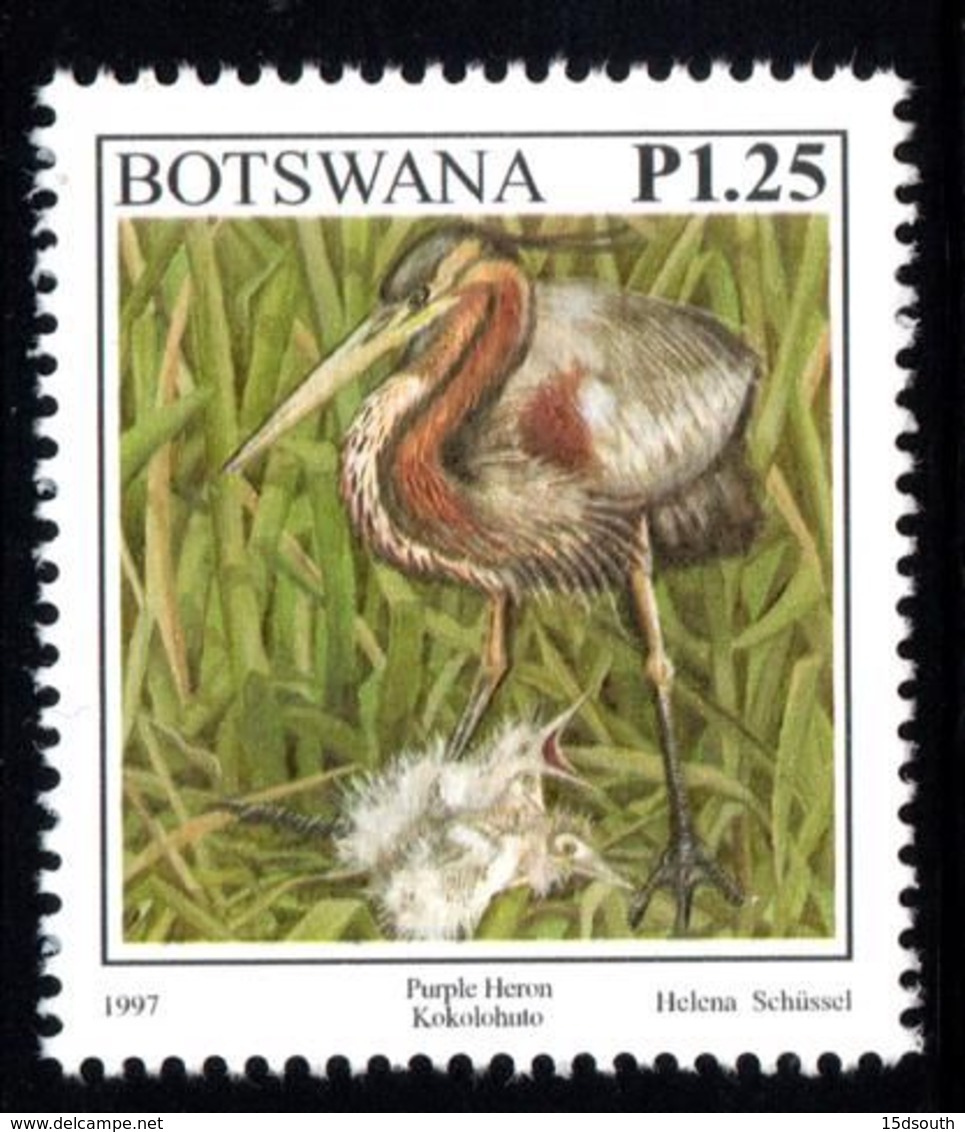 Botswana - 1997 Birds P1.25 Heron (**) # SG 864 - Cigognes & échassiers