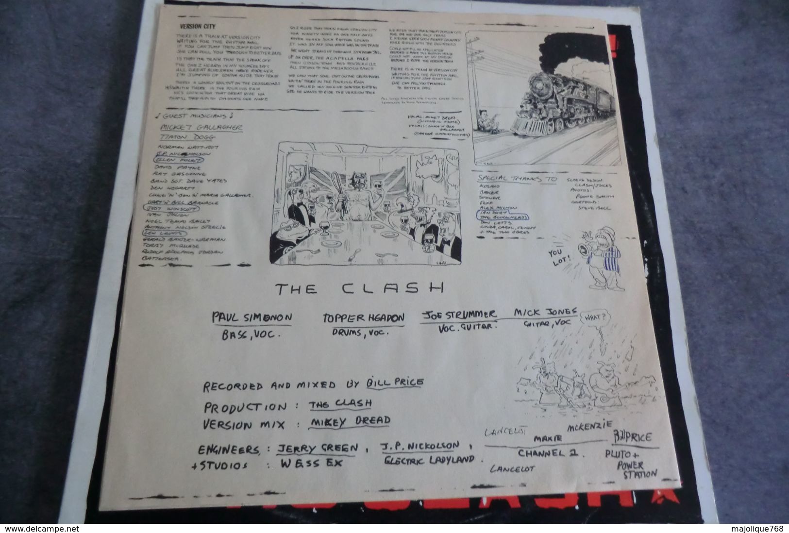 disque - The Clash - Sandinista ! - CBS FSN 1 - 1980 - UK -