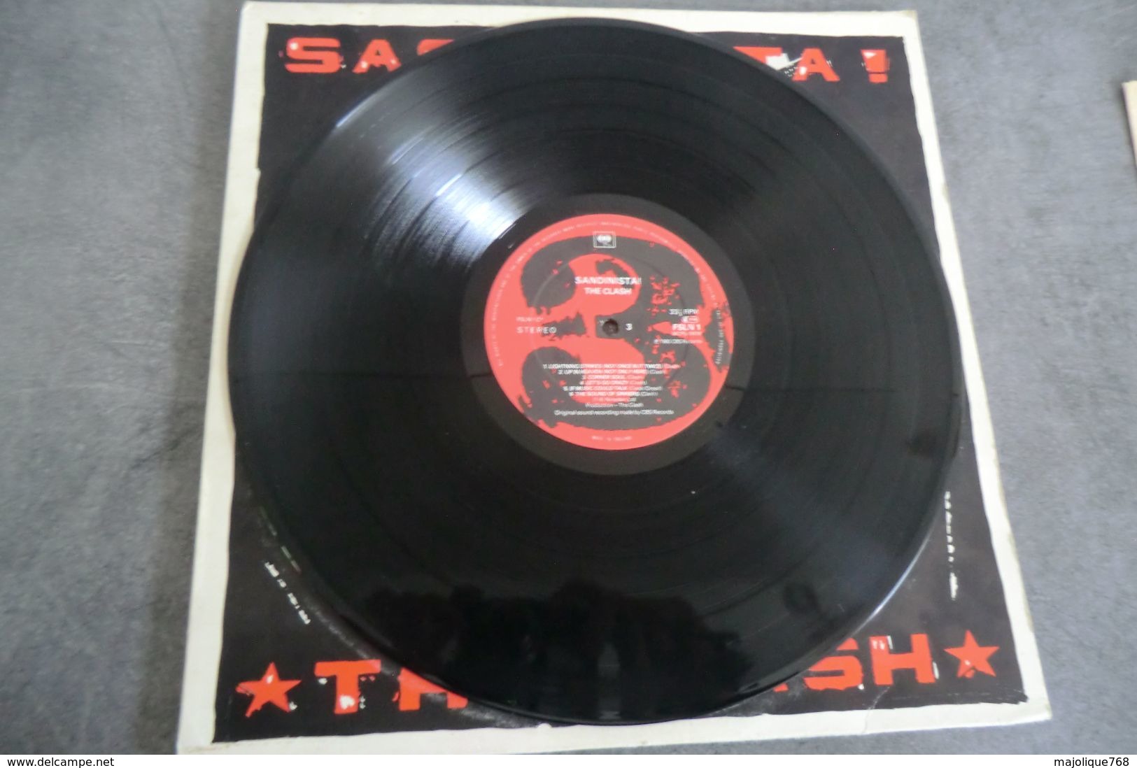 disque - The Clash - Sandinista ! - CBS FSN 1 - 1980 - UK -