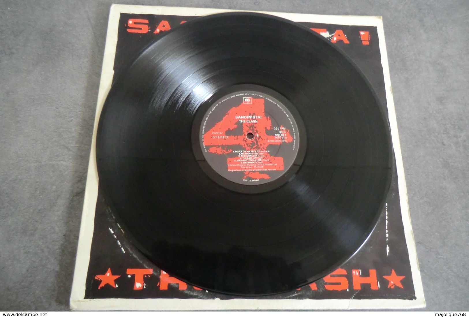 disque - The Clash - Sandinista ! - CBS FSN 1 - 1980 - UK -