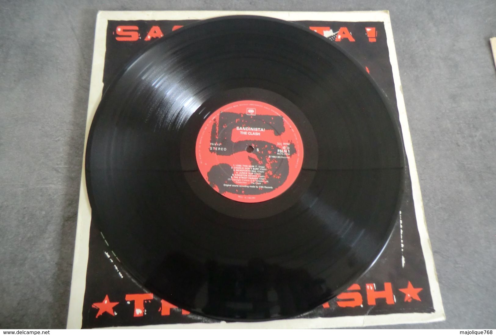 disque - The Clash - Sandinista ! - CBS FSN 1 - 1980 - UK -