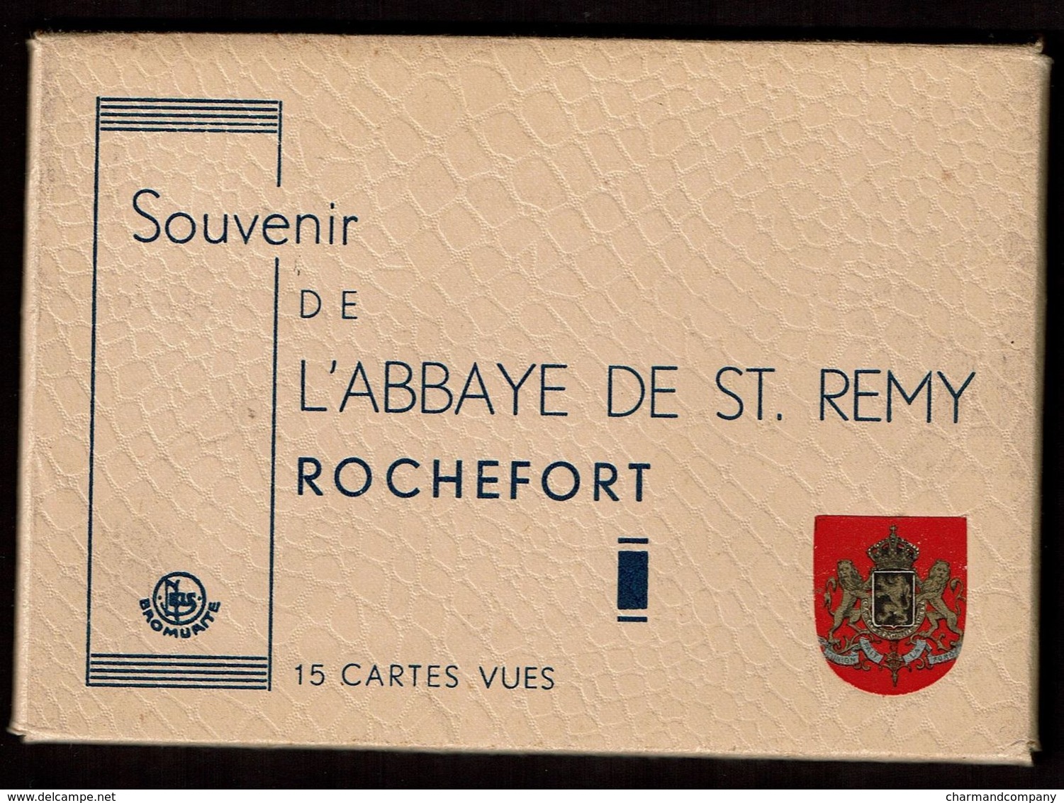 15 Cartes - Souvenir De L'Abbaye De ST. Remy - Rochefort - 10 Scans - Rochefort