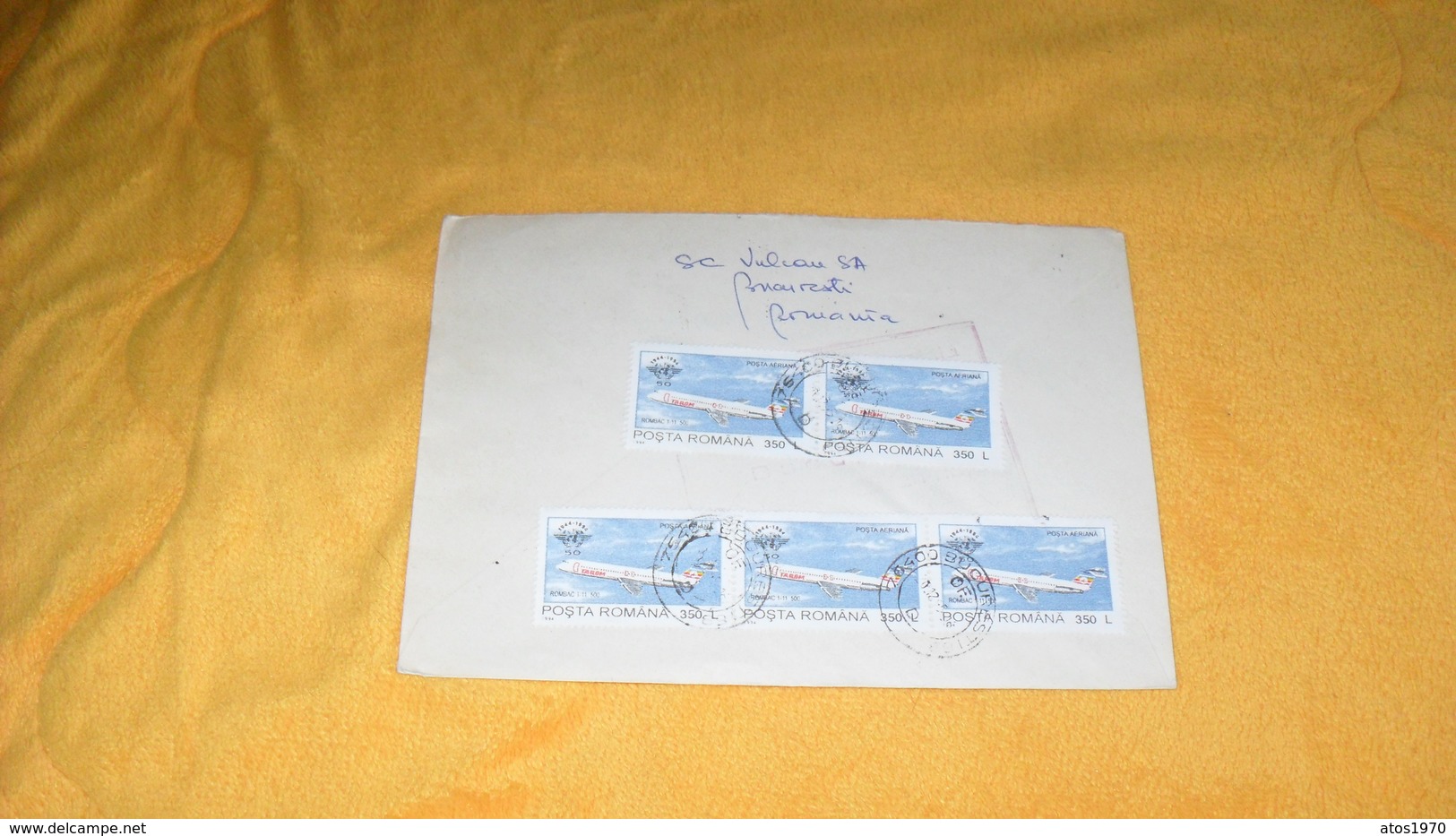 ENVELOPPE DATE ?.../ ROUMANIE..R Nr 5189..CACHETS BUCAREST..POUR LA FRANCE..+ TIMBRES X 11... - Postmark Collection