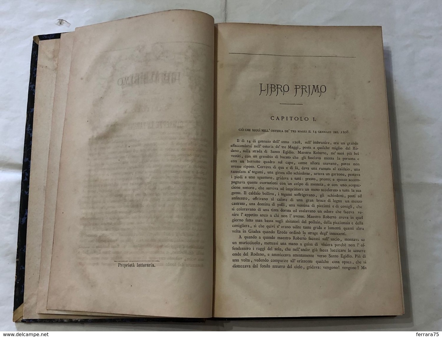 GLI ALBIGESI STORIA DELLE CROCIATE CATTOLICHE GIUSEPPE LA-FARINA GENOVA 1875 - Libri Antichi