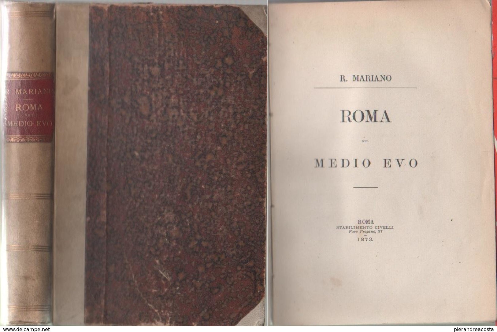 Roma Nel Medio Evo - R. Mariano - Libri Antichi