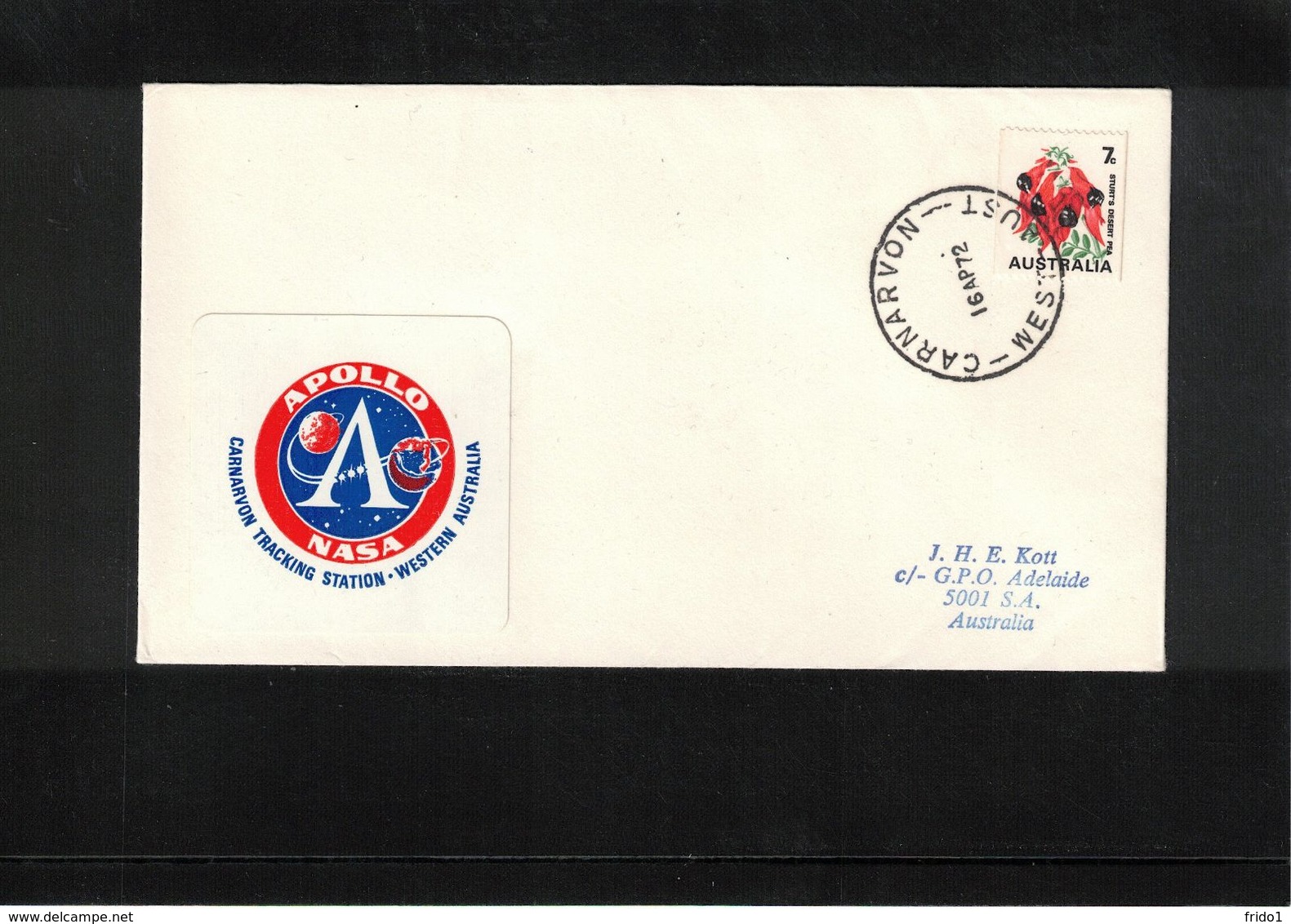 Australia 1972 Space / Raumfahrt  Apollo 16  Carnarvon Tracking Station Interesting Cover - Ozeanien