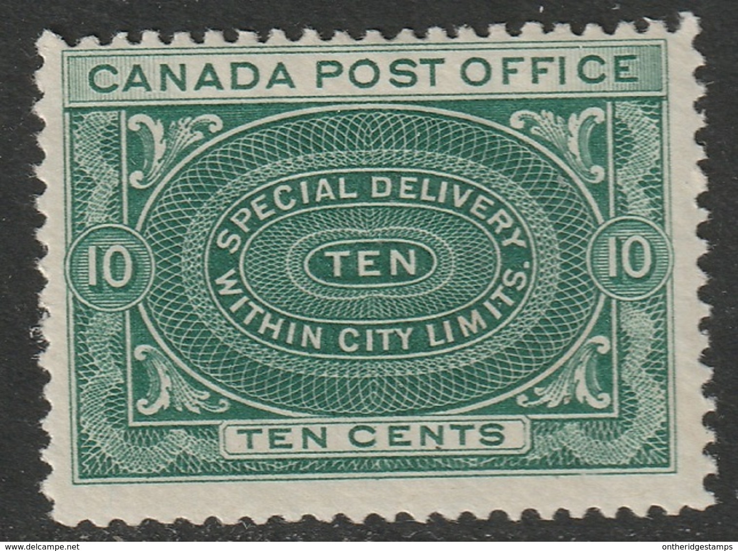 Canada Sc E1 Special Delivery MH - Eilbriefmarken